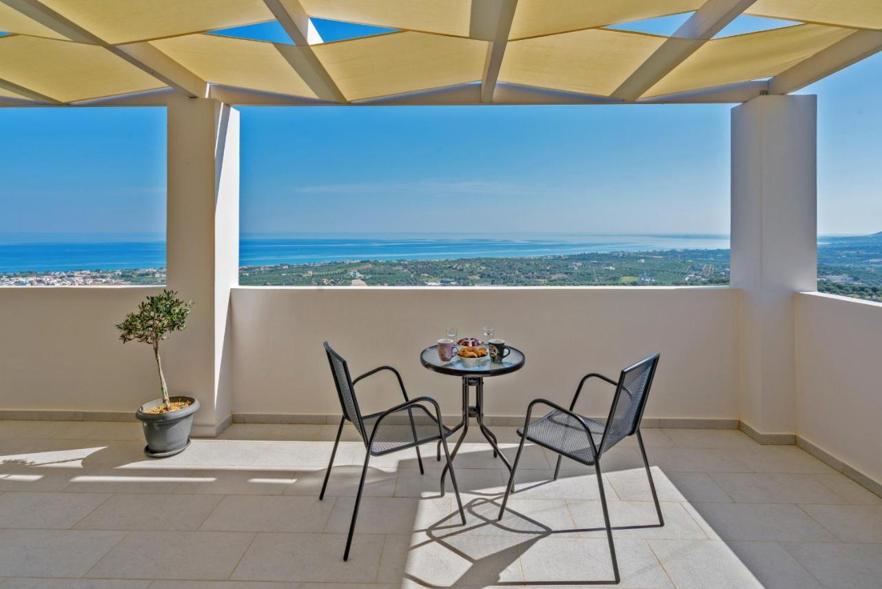 Alkistis Villa With Amazing Sea View Maroulás Buitenkant foto