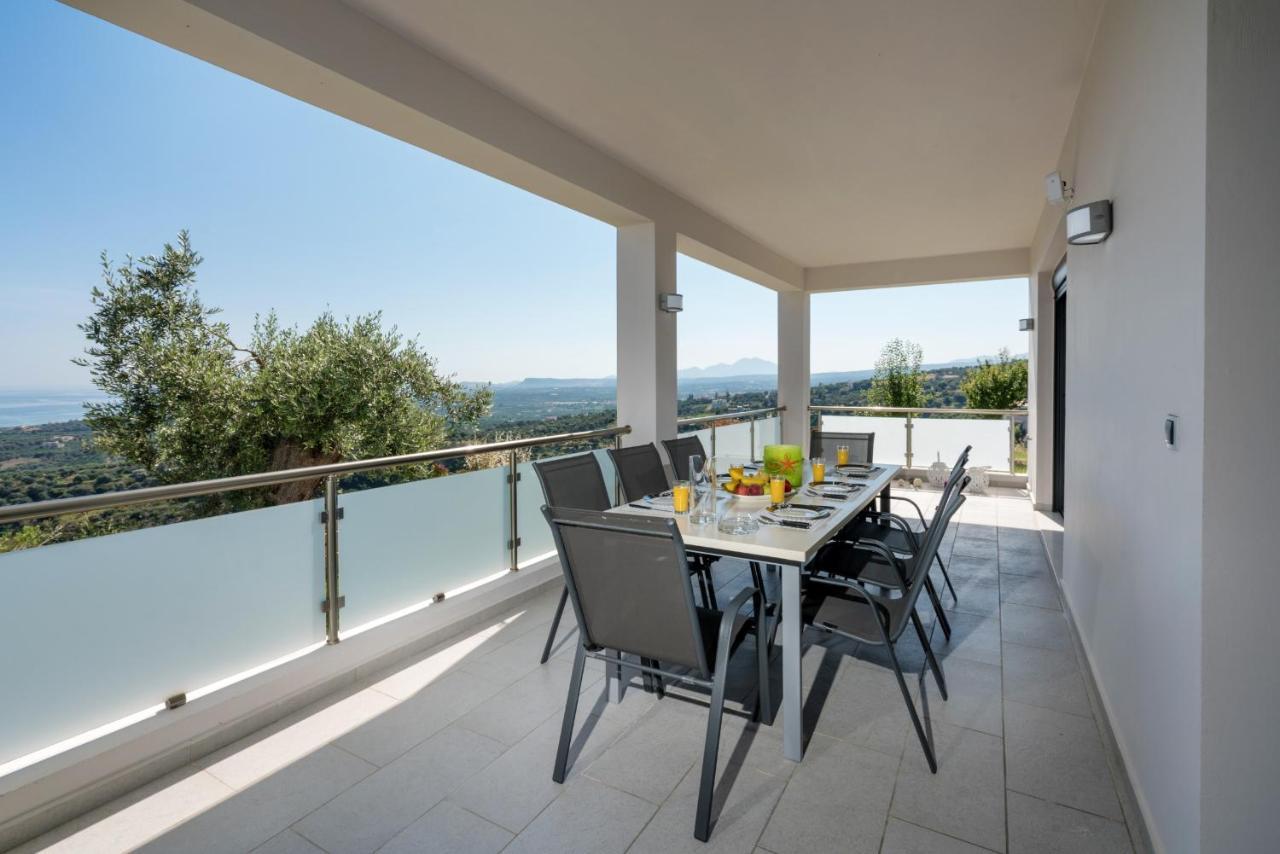 Alkistis Villa With Amazing Sea View Maroulás Buitenkant foto