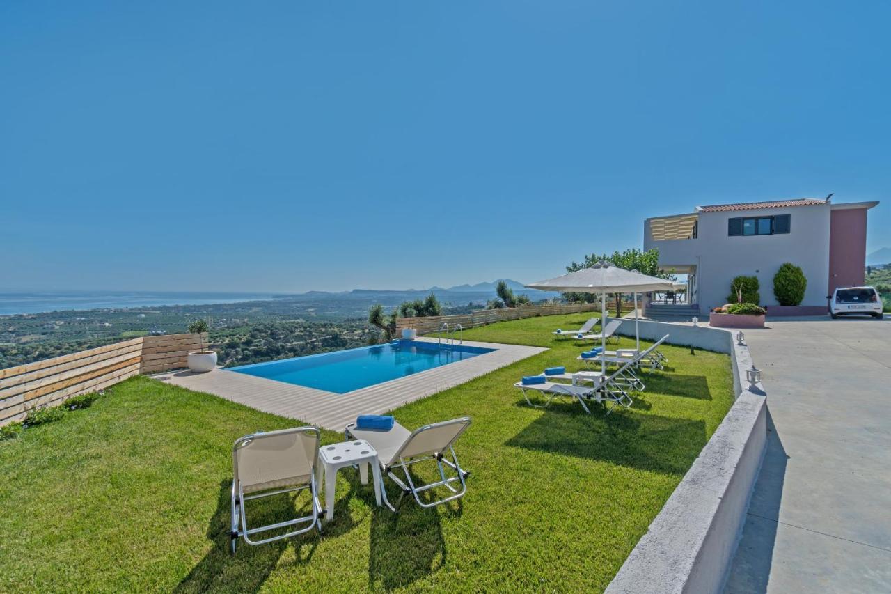 Alkistis Villa With Amazing Sea View Maroulás Buitenkant foto