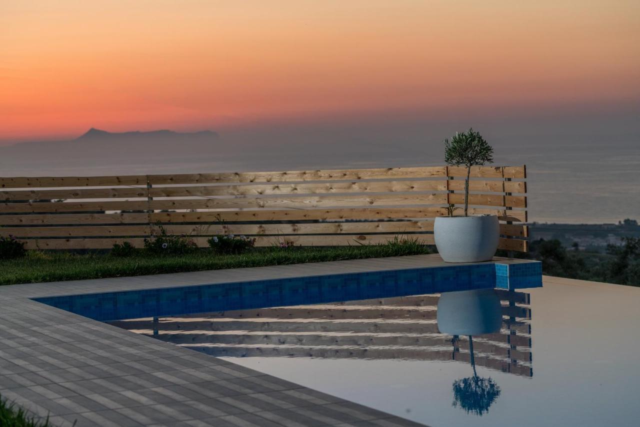 Alkistis Villa With Amazing Sea View Maroulás Buitenkant foto