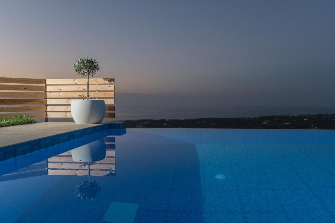 Alkistis Villa With Amazing Sea View Maroulás Buitenkant foto